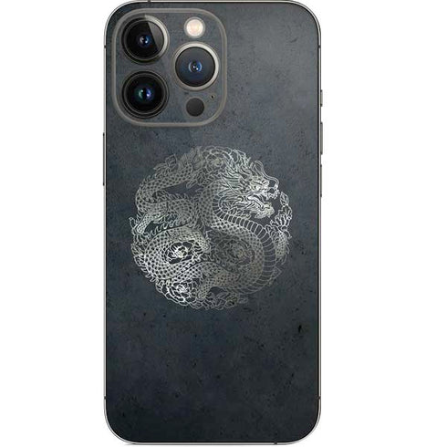 Chinese Black Dragon iPhone 14 Pro Skin